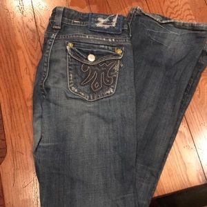 Mek denim lighter wash jeans